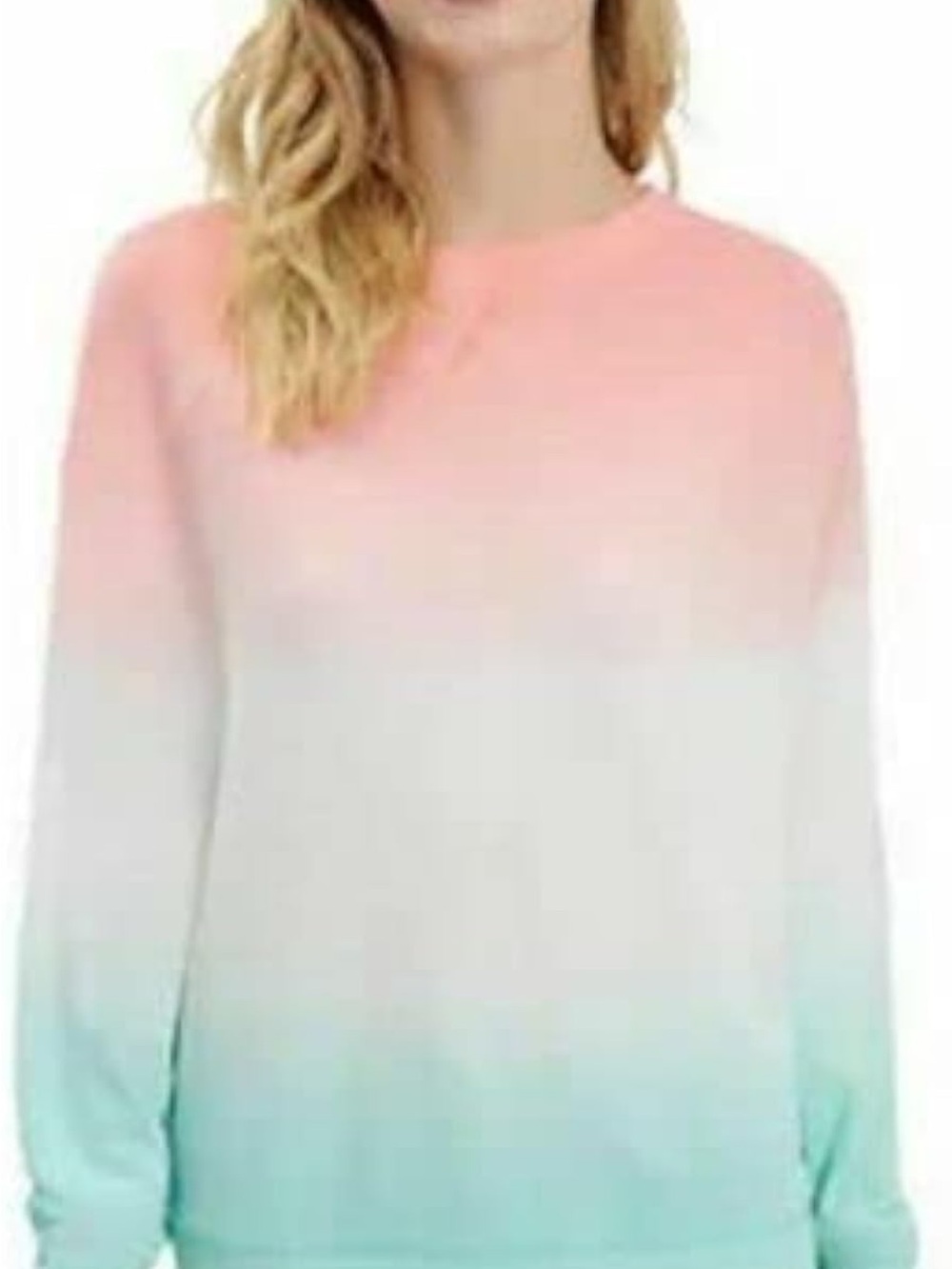 NWT Splendid Thermal Tie Dye Long Sleeve Top M